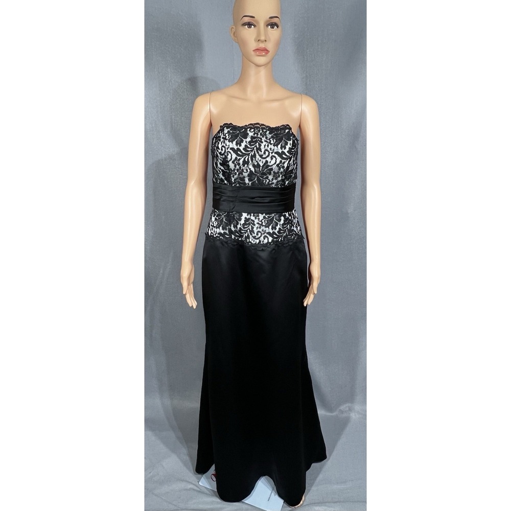 Impression Bridal Formal‎ Black Dress Size 12